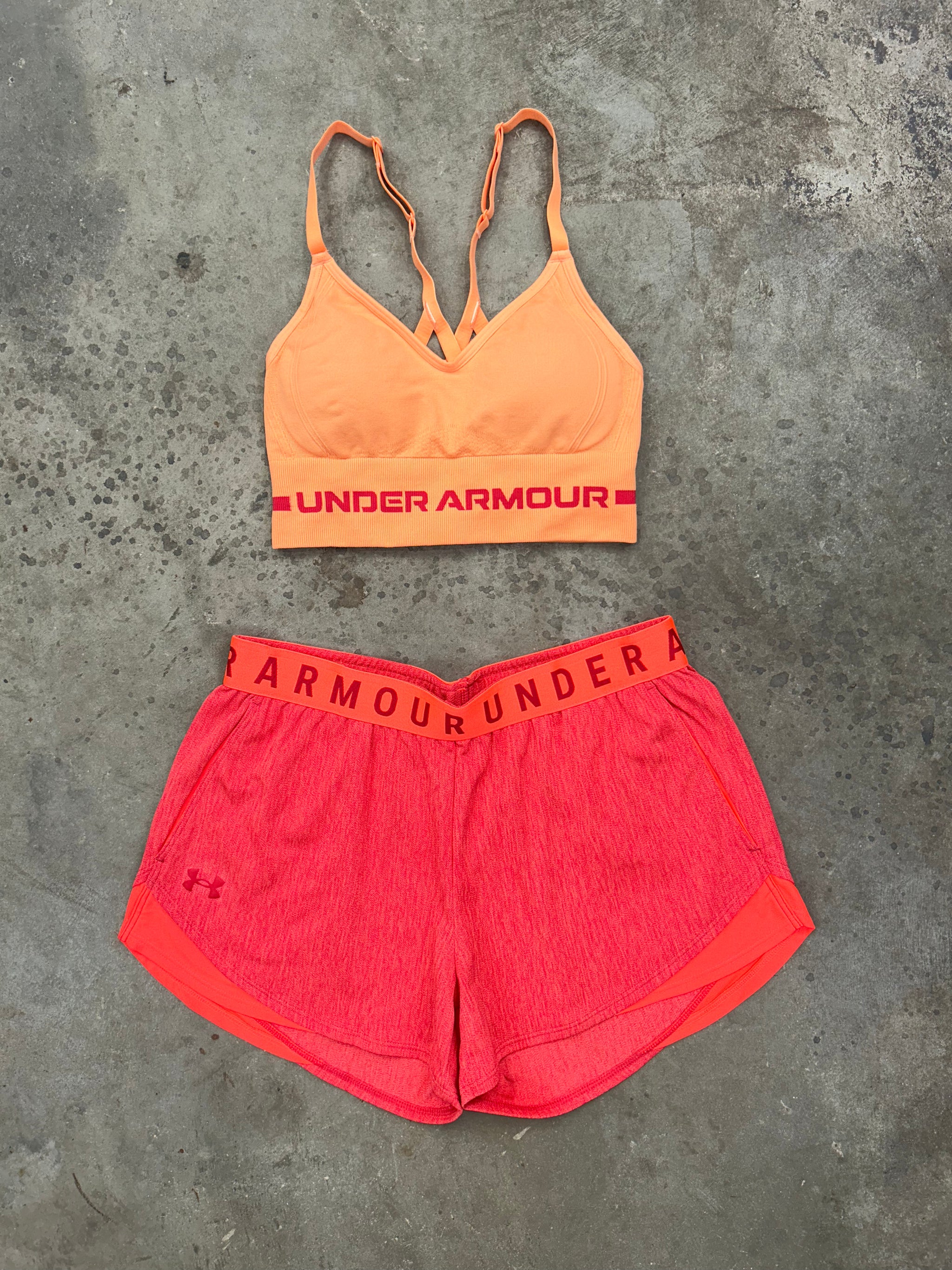 Orange under armour on sale