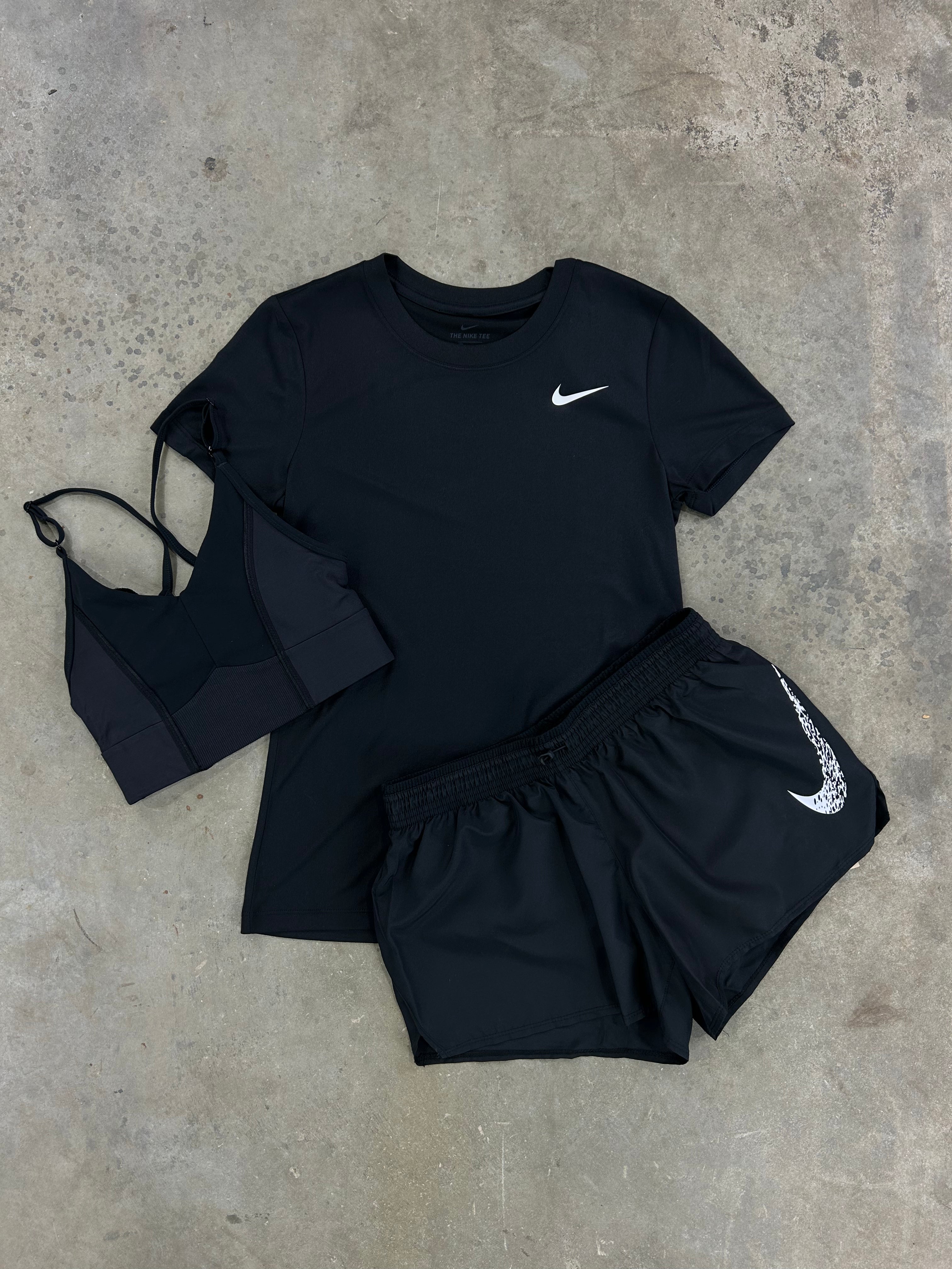 Nike Dri Fit Black Set - T-Shirt / Shorts – ModActive