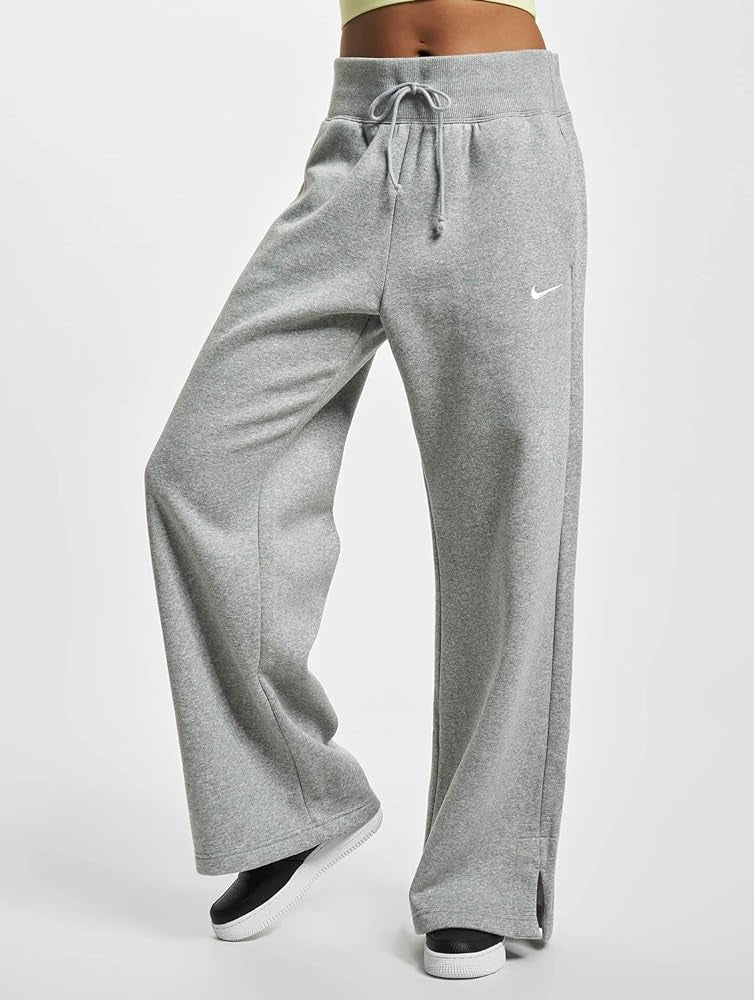 Nike Phoenix Wide Leg Joggers - Grey